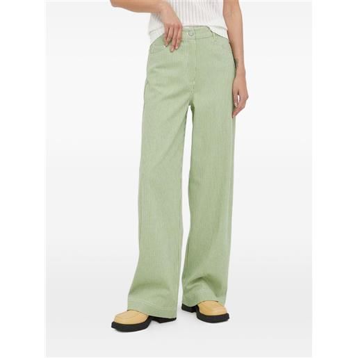REMAIN pantaloni a righe - verde