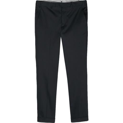 PT Torino pantaloni affusolati a vita media - blu