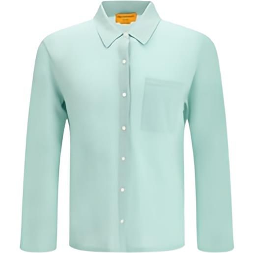 Guest In Residence camicia con taschino - blu