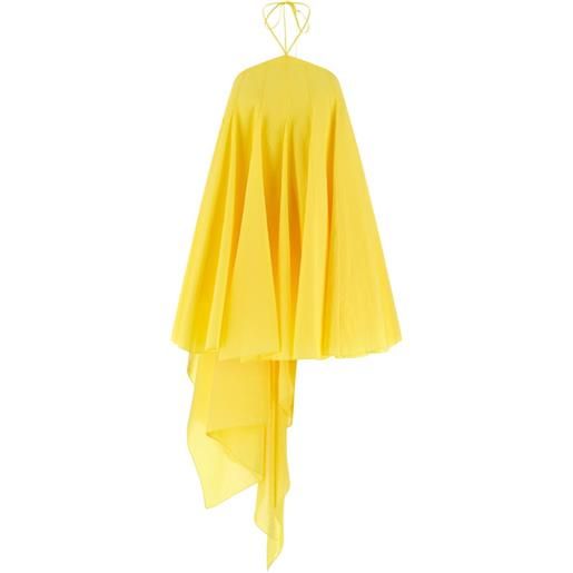 Jacquemus la robe triangle asymmetrical dress - giallo