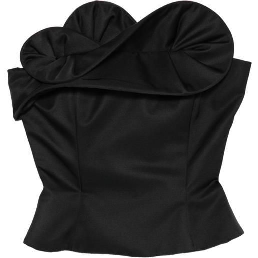 Magda Butrym corsetto senza spalline - nero