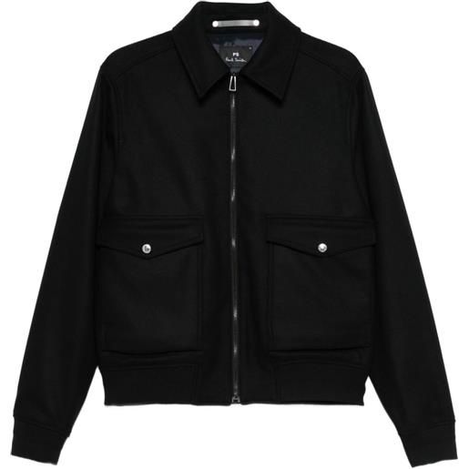 Paul Smith bomber con zip - nero