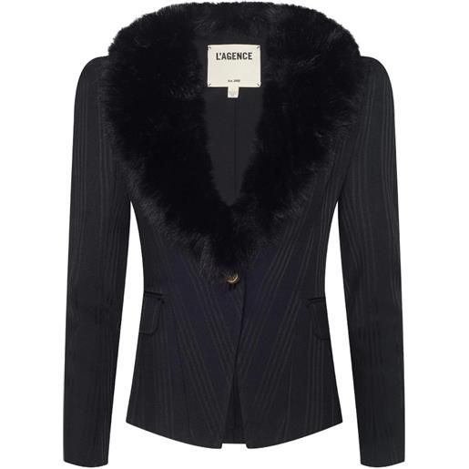 L'Agence blazer kaisley - nero