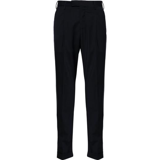 PT Torino pantaloni sartoriali affusolati - blu