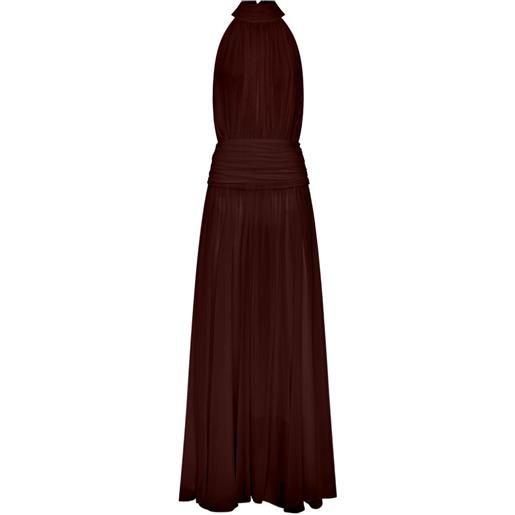 Nicholas abito lungo tessa - marrone