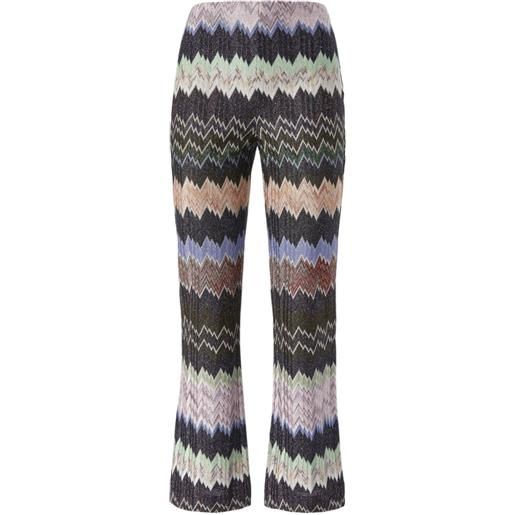 Missoni pantaloni con stampa - nero