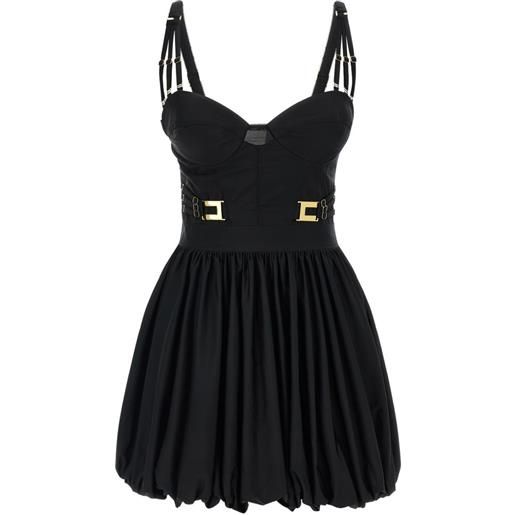 Elisabetta Franchi abito corto con corpetto - nero