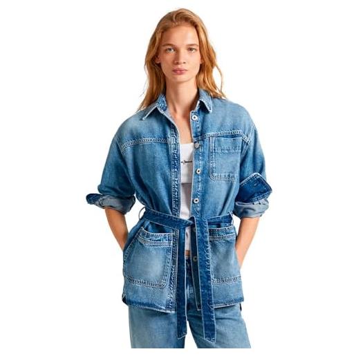 Pepe Jeans mandy, giacca donna, blu (denim), xxs