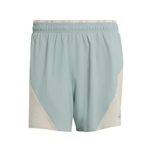adidas homme adi365breeze running shorts, wonder sage/wonder alumina, xxl 7 inch