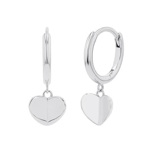 Orecchini Huggie Argento 925 Con Zirconia - Cerchi Piccoli E Eleganti Per Donne - Regalo Perfetto Per Ragazze, Ideali Per Ogni Occasione