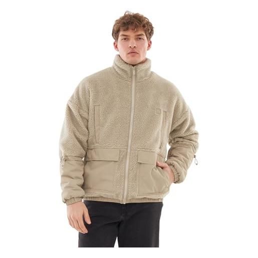 Felpa Con Zip Uomo PrimeCrest - Giacca Invernale Foderata In Pile Sherpa, Calda E Morbida