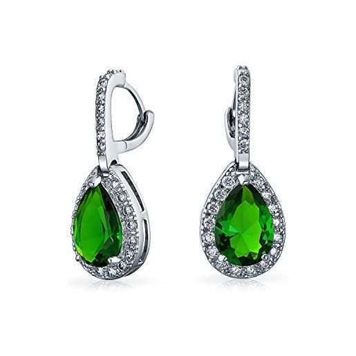 ALEXCRAFT Orecchini Pendenti Donna Argento 925 Orecchini Sposa