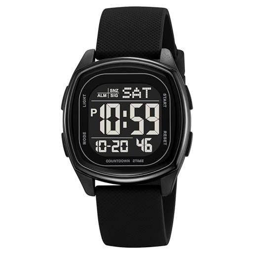 Bike Orologio Uomo Acciaio Inox Oro Argento Batteria Impermeabile Data