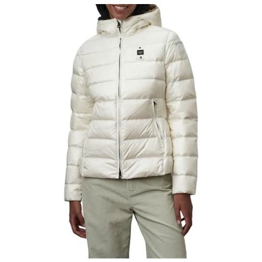 Blauer giubbini corti imbottito piuma giacchetto, 102tt bianco neve int. Biscotto, xl donna