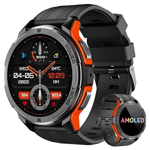 SMARTWATCH BLUETOOTH OROLOGIO Per Uomo Sport Fitness Chiamate Salute