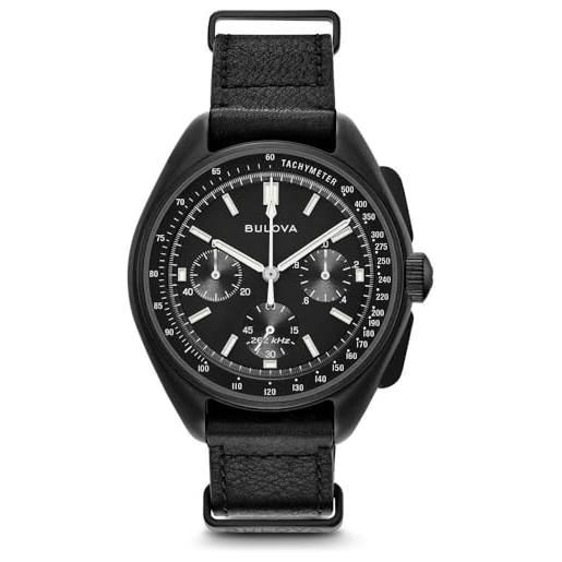 Orologio Bulova Da Uomo 96A287 – Quarzo, Cassa In Acciaio, Quadrante Blu E Cinturino In Pelle Grigia, Impermeabile 30m - 6