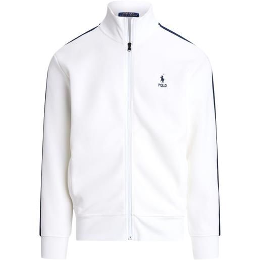 Polo Ralph Lauren felpa con zip - bianco