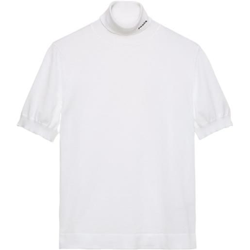Prada maglione a collo alto - bianco