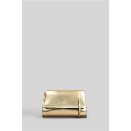 Giuseppe Zanotti pochette cleopatra mini in pelle oro
