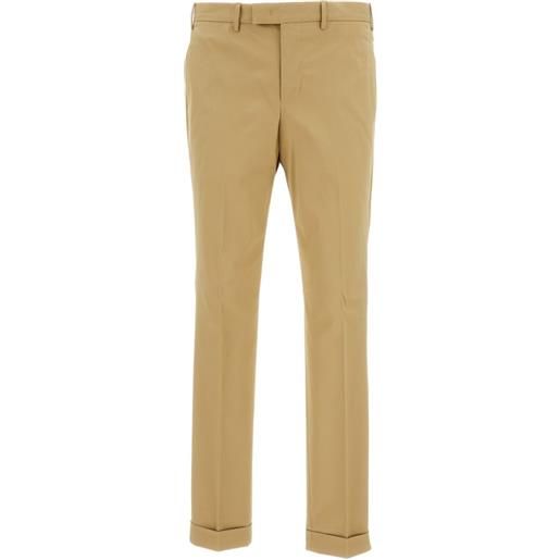 PT Torino pantaloni con risvolto - toni neutri