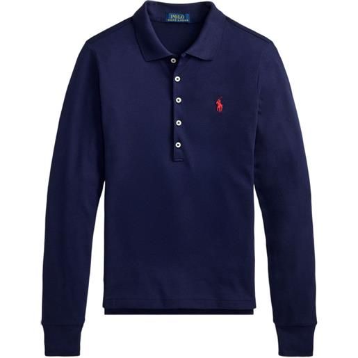 Polo Ralph Lauren long-sleeved polo shirt - blu