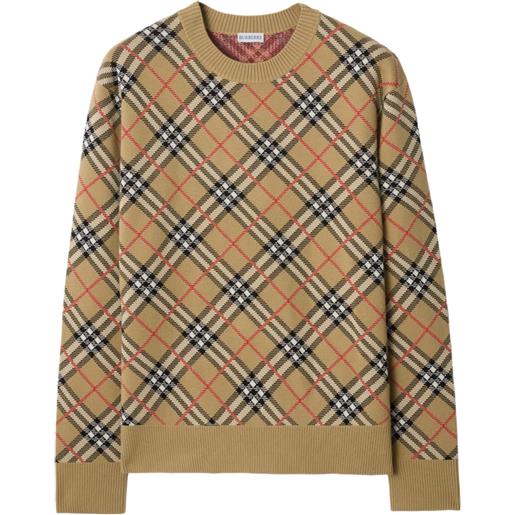 Burberry maglione girocollo - toni neutri