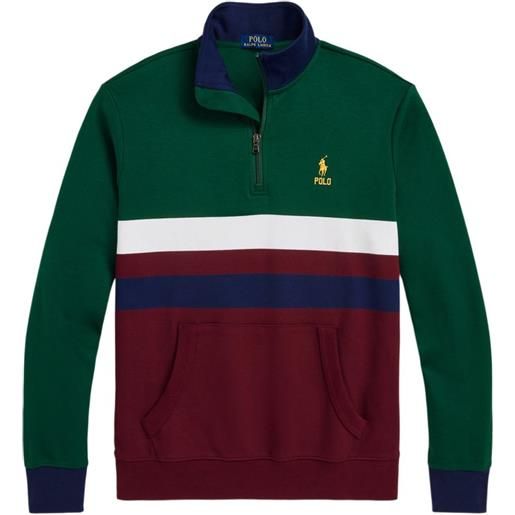 Polo Ralph Lauren felpa con design color-block - verde