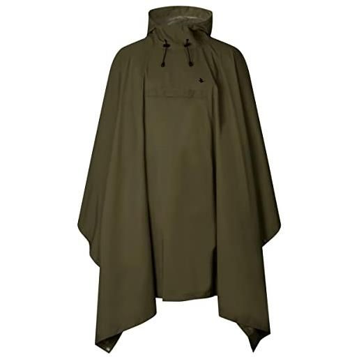 Seeland taxus rain poncho - pine green waterproof-jackets green