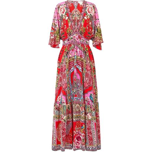 Camilla abito lungo heirloom empire con ruches - heirempi