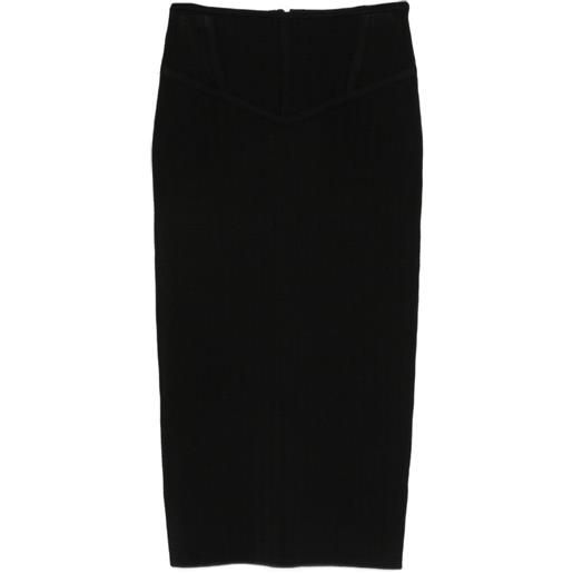 Patrizia Pepe gonna midi - nero