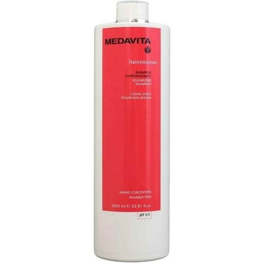 Medavita hairchitecture shampoo corporizzante 1000ml - shampoo volumizzante capelli fini sottili privi di volume