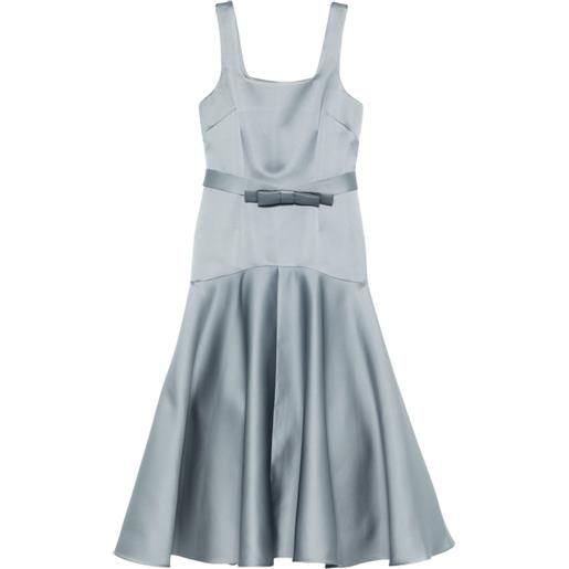 P.A.R.O.S.H. abito midi con scollo quadrato - blu