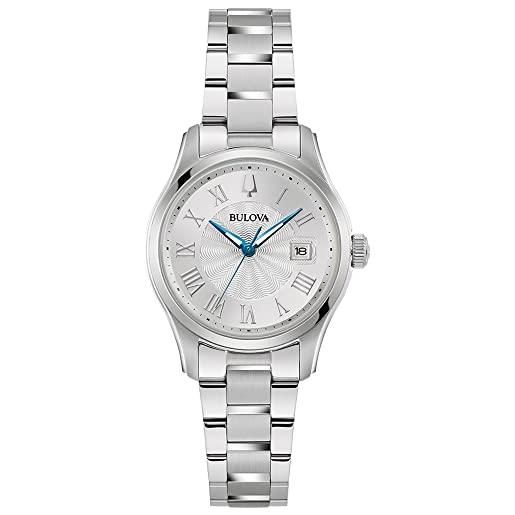 Bulova Orologio Analogico al Quarzo Donna con Cinturino in