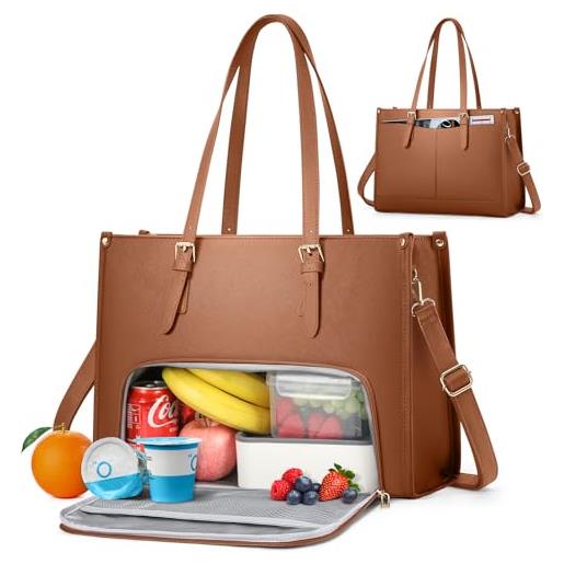 Ben Borsa da lavoro grande in pelle vintage