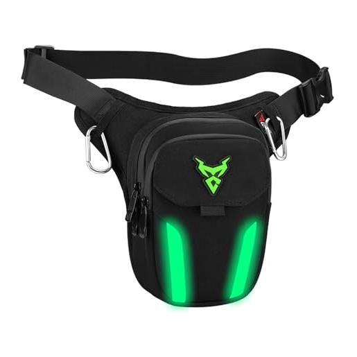 mjmoto sacca per gamba motociclistica cescia per coscia anca un giro impermeabile per ciclismo ciclistico sacca in giro per girovaneta moto tasca