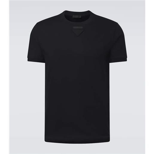 Prada t-shirt in jersey di cotone