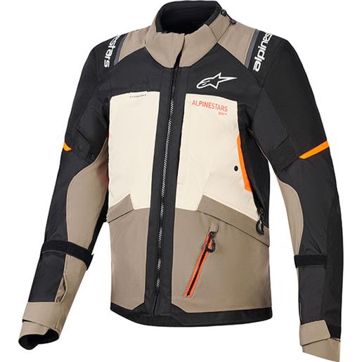 Alpinestars giacca moto alpinestars andes v4 drystar - (walnut/mastic/black)