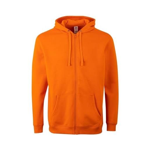 Mukua sf270u - felpa unisex con zip e cappuccio, colore: summer yellow, taglia l, summer yellow, l