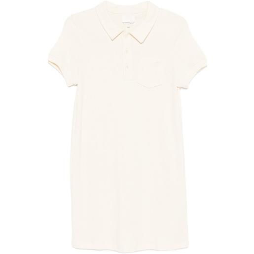 A.P.C. abito corto con colletto polo - toni neutri