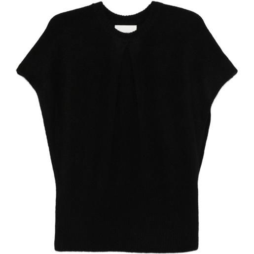 Lisa Yang maglione annelie con maniche a pipistrello - nero