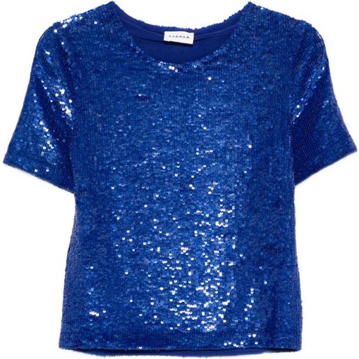 P.A.R.O.S.H. blusa con paillettes