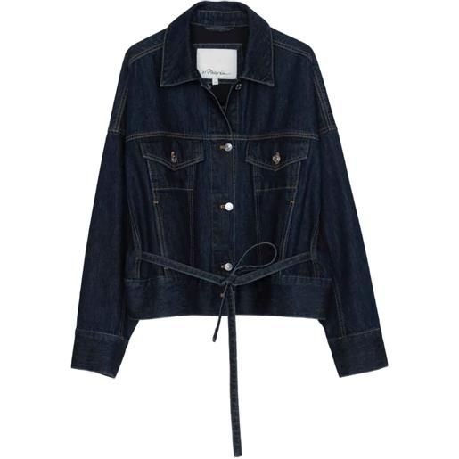 3.1 Phillip Lim giacca con cintura - blu