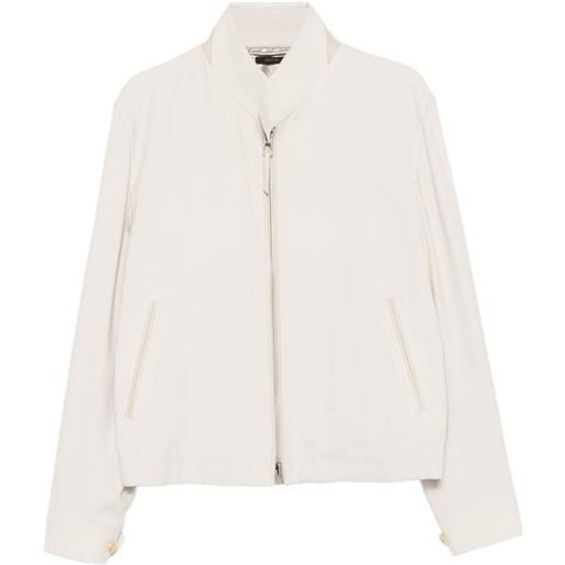 TOM FORD giacca con zip - toni neutri