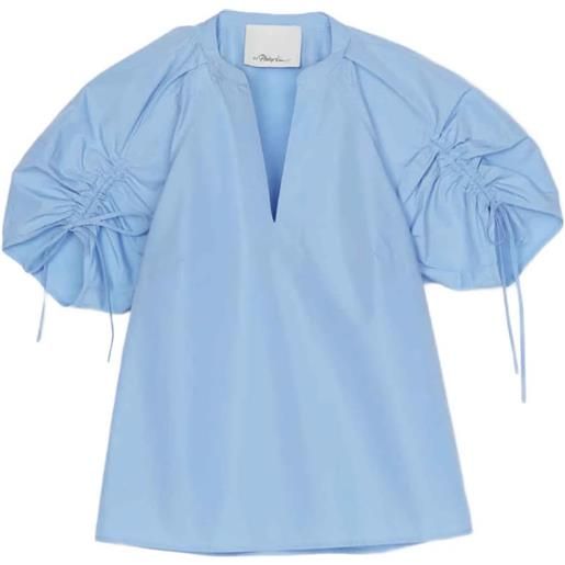 3.1 Phillip Lim top con scollo a v - blu