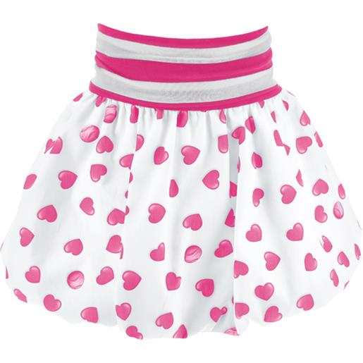 Monnalisa gonna palloncino stampa cuore
