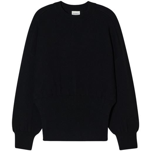 Closed maglione a girocollo a maniche lunghe - nero