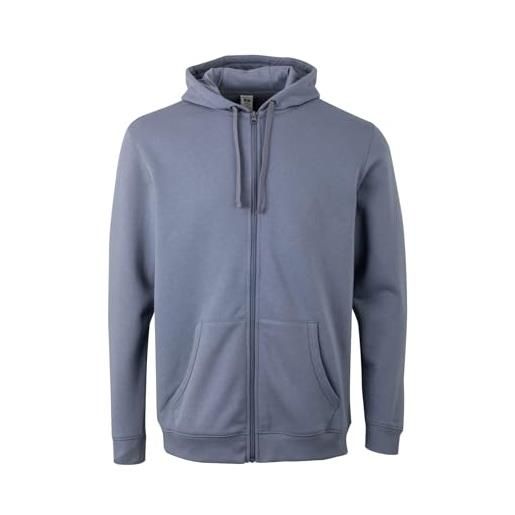 Mukua sf270u - felpa unisex con zip e cappuccio, colore navy, taglia 2xl, navy, xx-large