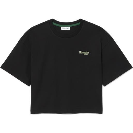 Lacoste t-shirt casual in jersey di cotone