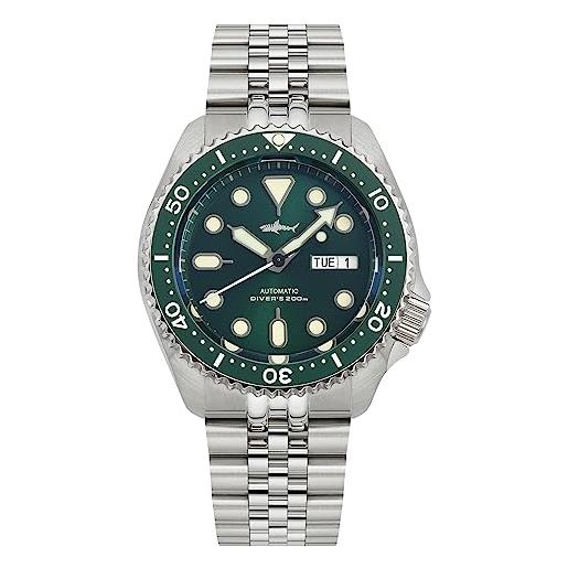 Watchdives Orologio Subacqueo Uomo NH36A Automatico, 300m Impermeabile, Vetro Zaffiro, Cassa 47,5 Mm, Luminescenza C3