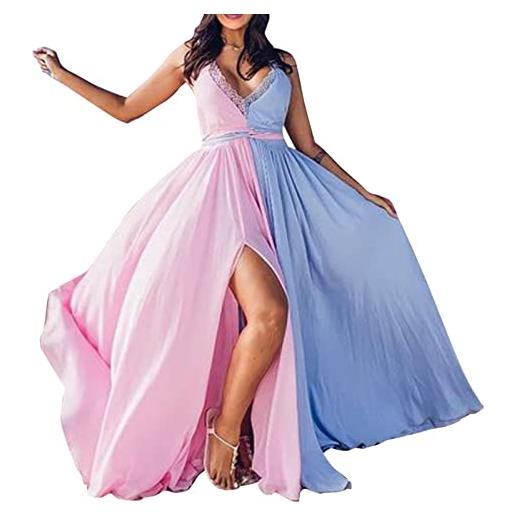 Hanraz abito premaman per feste, gravidanza, per allattamento, per bambini, per allattamento, per donne incinte, colore: rosa. , s